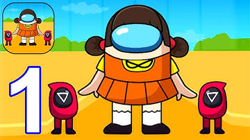 456 Survival: Squid Challenge - Gameplay Walkthrough Part 1 Red Light Green Tug Of War (Android,iOS)