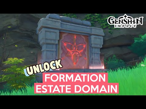 How to: UNLOCK Formation Estate Domain | Genshin Impact