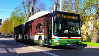 #138 MAN A23 Lion´s City G NG313 CNG |Kickdown Voith [Sound] |SWA Bus Augsburg Linie 44 •KOM 3556