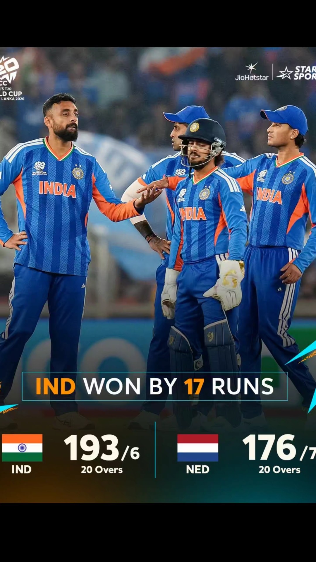 🏏 ಭಾರತ vs ನೆದರ್‌ಲ್ಯಾಂಡ್ಸ್ 🏏 - ShareChat