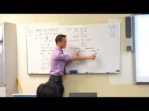 Intro to Straight Line Motion (3 of 3: Interpreting the equations)
