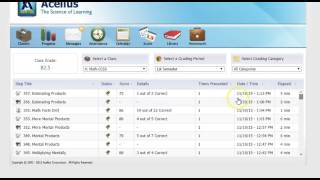 How to Monitor Your Student's Participation in Acellus