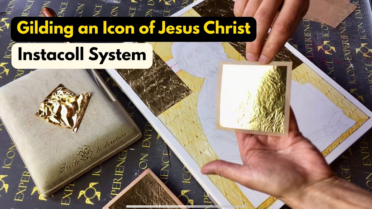 Позолота ікони | Instacoll System | Нанесення золота 