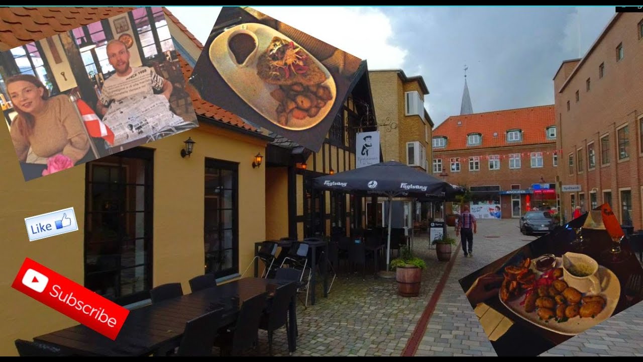 Restaurant GL DAWS i VARDE byder på stegt flæsk og vi fejre at Jesper bliver 32 år