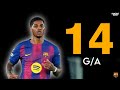 MARCUS RASHFORD ALL 14 GOALS AND ASSISTS FOR FC BARCELONA 2025 2026 ENGLISH COMMENTARY