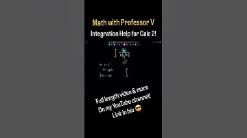 Help with Calc 2 Integrals! Can you solve this one? Math with Professor V
