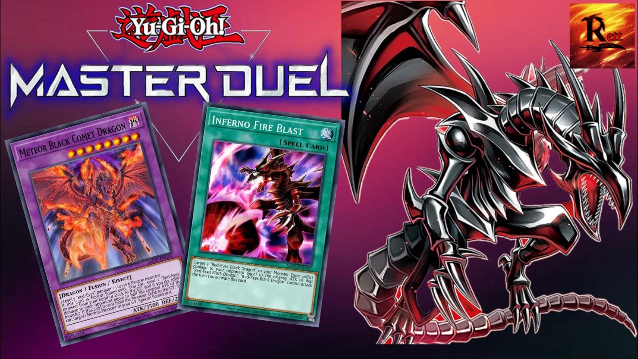 NEW SUPPORT!! Updated RedEyes Burn Deck On YuGiOh Master Duel! YouTube