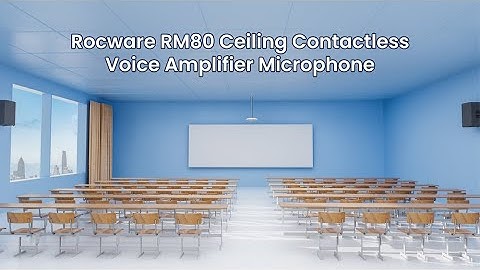 Classroom Hand-Free Amplifier Noise & Echo Cancelling Microphone for Teachers ROCWARE RM80