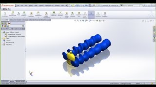 Timing Screw/Feedscrew designing (For any bottle profile) in Solidworks without any adds in