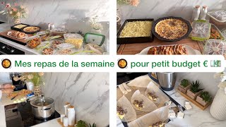 Mes repas de la semaine | Batch cooking🥘 famille nombreuse