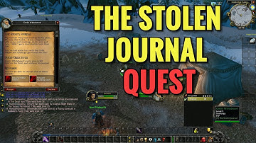 The Stolen Journal Quest (WoW Classic)