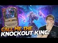 45 DMG HIT! Call me the KNOCKOUT KING! | Hearthstone Battlegrounds | Savjz