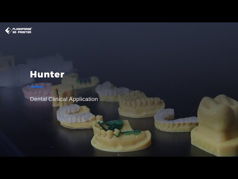 Flashforge Hunter: Lab Application of Dental Solution