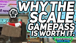 Resize Gamepass Review - Why the Scale Gamepass is WORTH 100 ROBUX - Tower Defense Simulator
