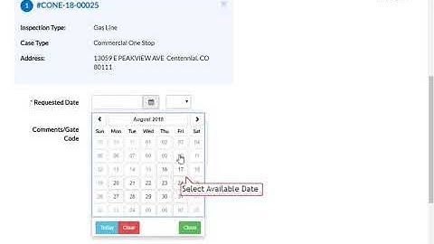How to Schedule an Inspection | Online Permit Portal