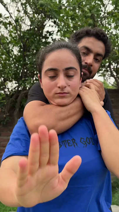 When someone grab you from behind [ Learn self-defense techniques ] #facebook #fighter #kravmaga