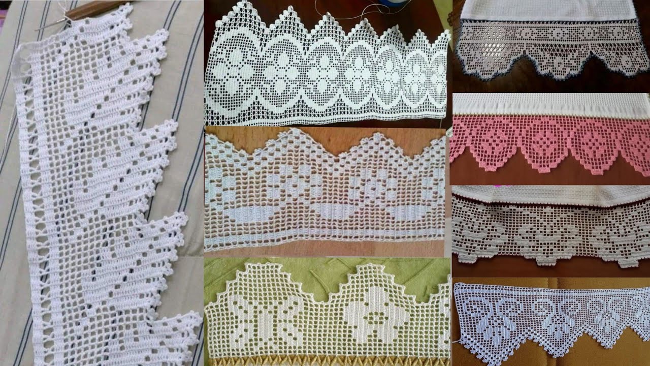 Super crochet lace border designs #crochet #super #viralvideo #handmade #crochetpatterns 