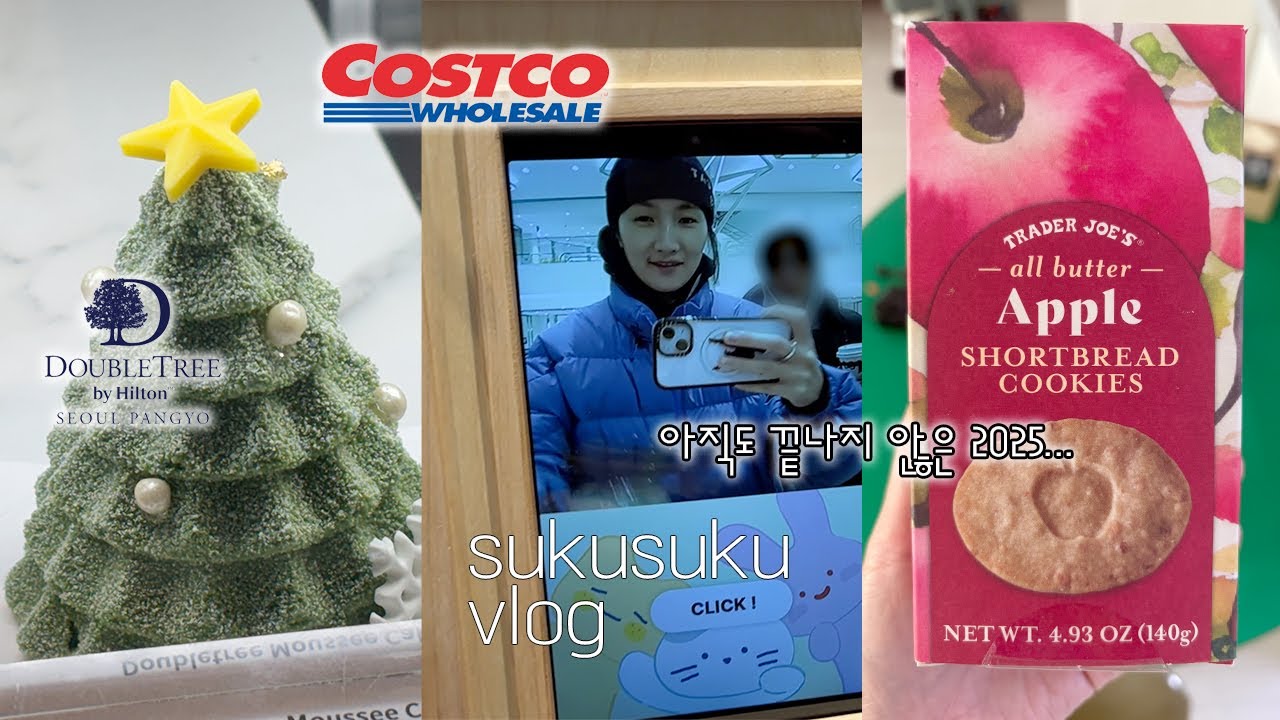 [vlog] 반백수 일상⭐︎ 코스트코 대용량 소분의 날, 케이크 맛집 쇼핑하고 홈파티🏠 (feat. 트레이더조&다이소&더블트리)