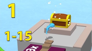 Stacky Dash Walkthrough Part 1 Level 1-15 (IOS/Android) Gameplay