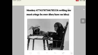 Infinite Monkey theory