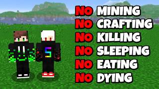 Can You Beat Minecraft Without Getting ANY Advancements !
