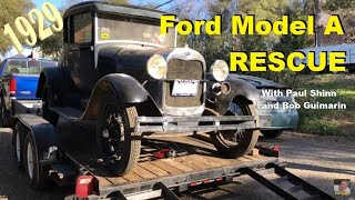 1929 Ford Model A Special Coupe revival! Sat for a zillion years. Will it run?