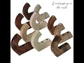 Check out these beautiful solid wood hooks for the walls at your home!  What will you hang on yours?