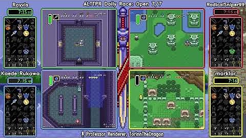 Open 7/7 Jul 07 2021. ALTTP Randomizer Daily Race