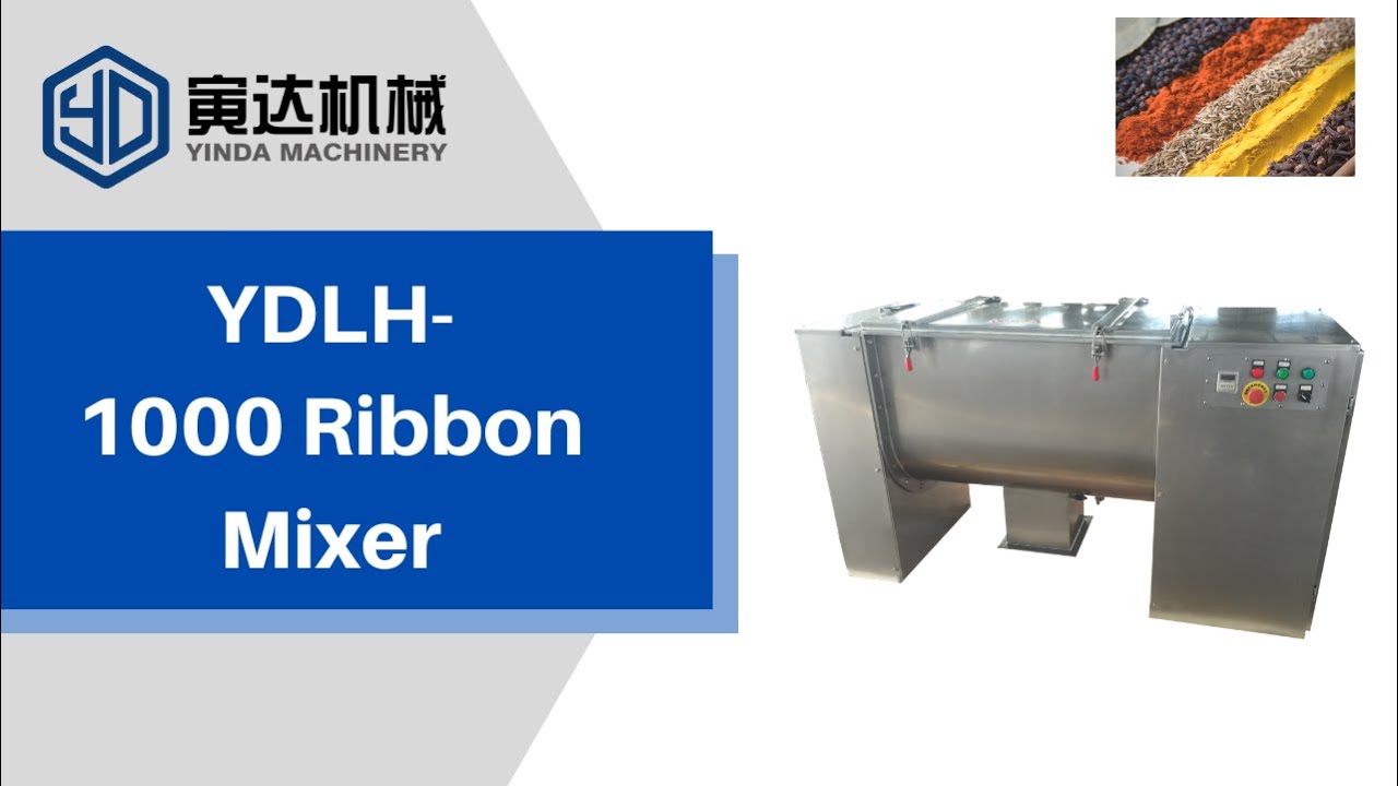 China High Efficiency Powder Blender Mixer Machine Ribbon Mixer