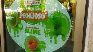 Krispy Kreme Donas Edición Nickelodeon Slime (Marzo/Abril/Mayo 2021)