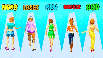 NOOB vs PRO vs HACKER in Run Rich 3D 🤑🤑👸🤴  Gameplay Android, iOS |  #RunRich3D #gameplay #mobilegame