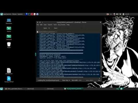 MySQL Brute-force and obtain data