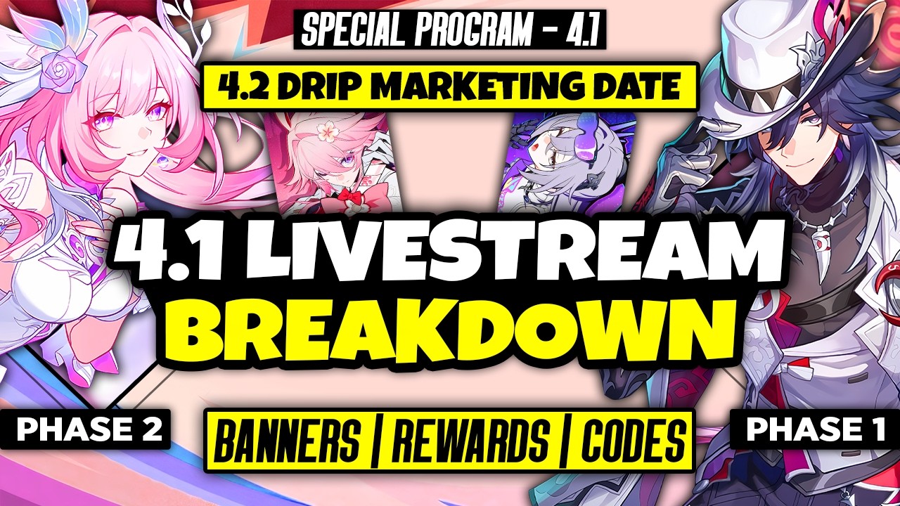 4.1 SPECIAL PROGRAM & LIVESTREAM FULLY LEAKED | 4.2 Drip Marketing, Banners - Honkai: Star Rail