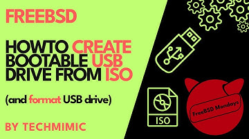 How to create a BOOTABLE USB drive from an ISO file in FREEBSD (Step-by-step)