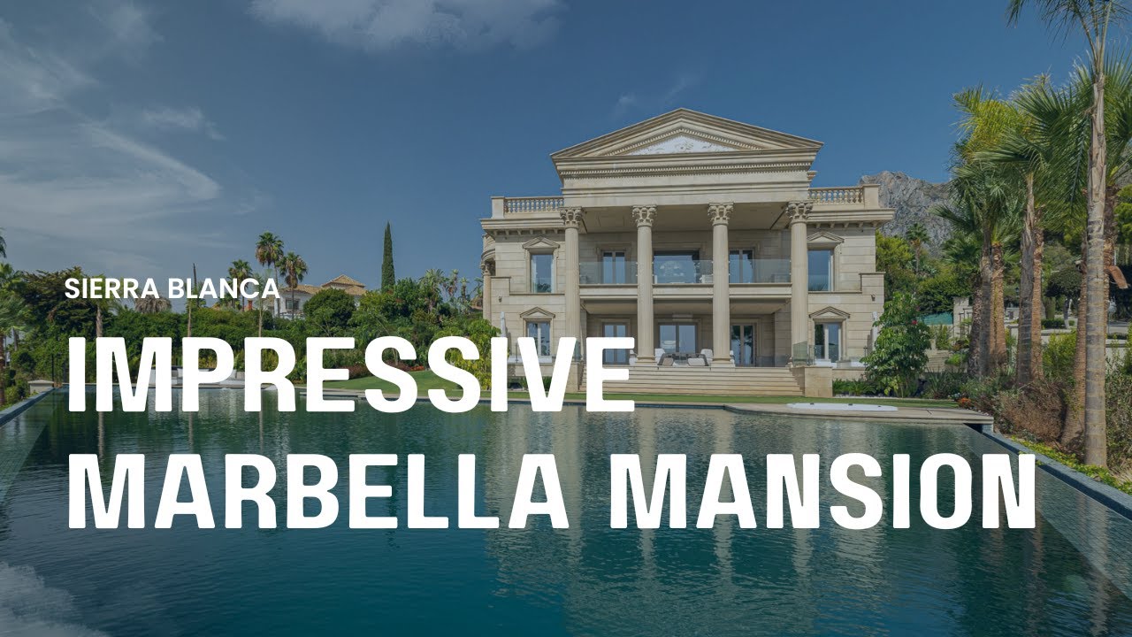 Most impressive mansion with sea views in the prestigious community of Sierra Blanca, Marbella