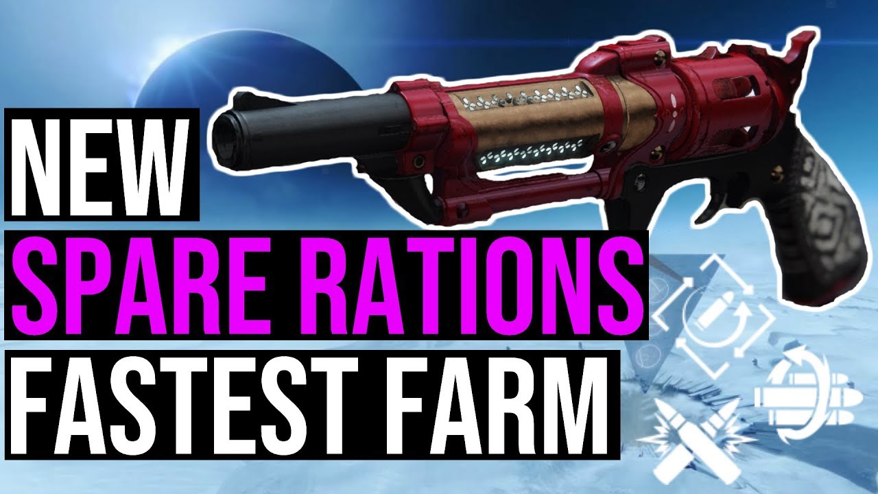 Spare Rations Farming The BEST way to farm Spare Rations (Update 2.5.2.2) | Destiny 2 - YouTube