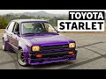 Restored widebody toyota starlet with trd race motor is the fatherson project we wish we had