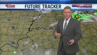 Higher Humidity & Scattered Storms Return
