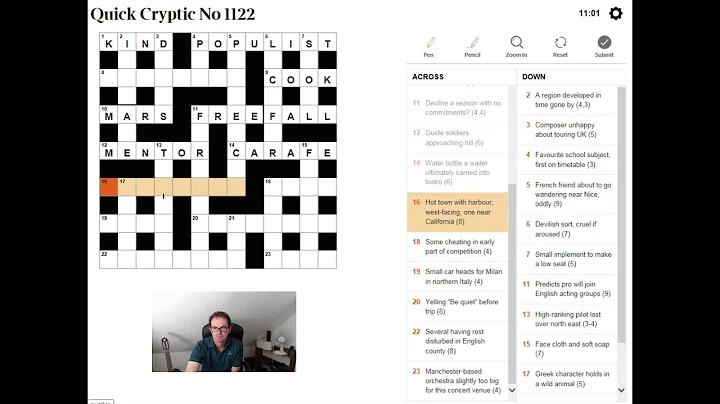Learn to solve a cryptic crossword:  Basics explained