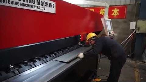 SVGH CNC Hydraulic vertical Steel Plate V grooving machine - V groover