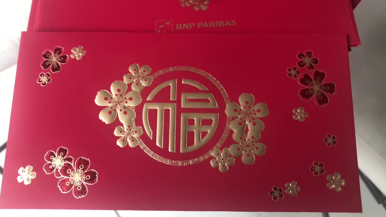 BNP Paribas Ang Pow Red Packet 2018 Chinese New Year