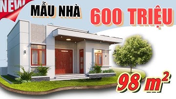 600tr Mẫu nhà hiện đại và tiện nghi với mức chi phí đầu tư cực RẺ | MH01890