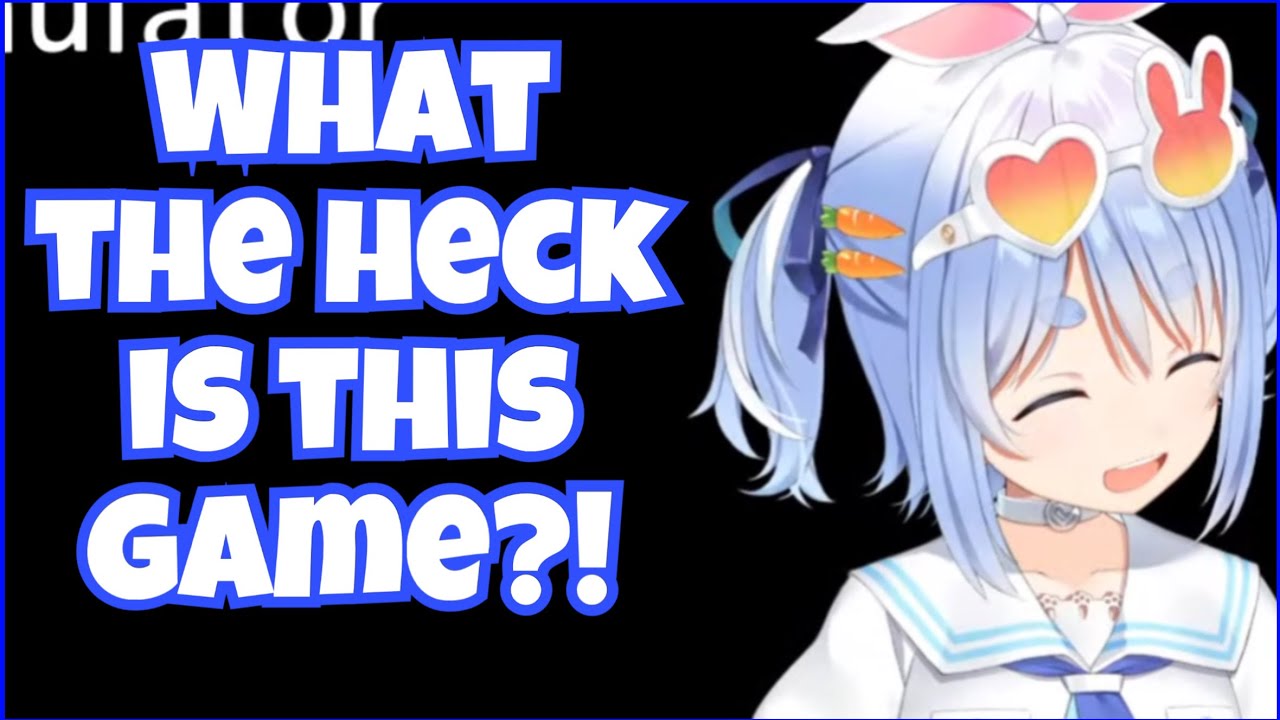 Pekora going crazy from playing Deer Simulator