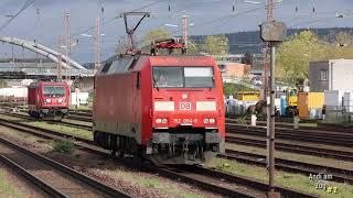 Bahnszenen #2 - 152 094 von DB Cargo rangiert zum Güterzug in Dillingen