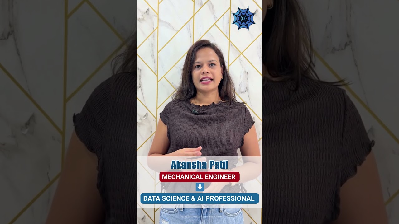 Mechanical Engineer to AI  Real Career Transformation | Data Science & AI Success Story | CodeSpyder