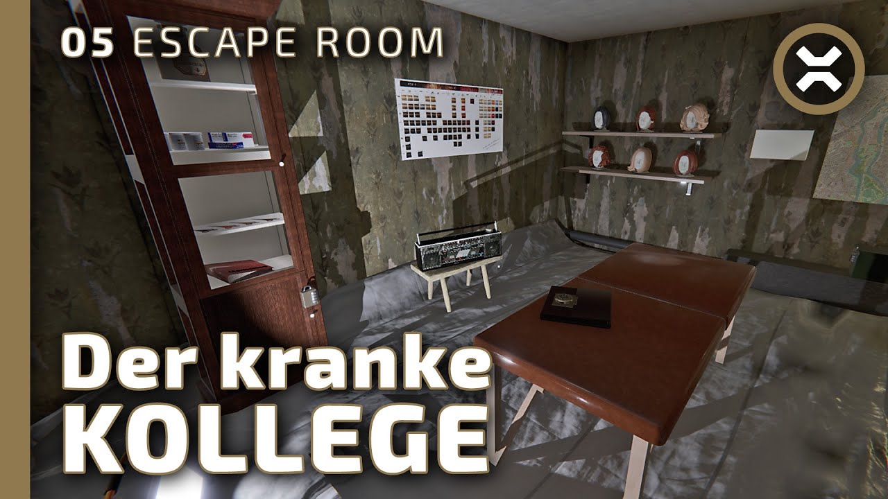 Der kranke Kollege 05 Escape Room Gameplay Deutsch YouTube