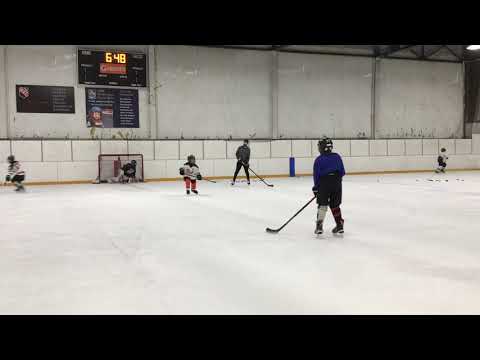 MINOR HOCKEY DRILL - Core Move Shot Off A Pass