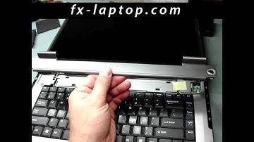 Disassembly Gateway NX570X - replacement, clean, take apart, keyboard, screen, battery