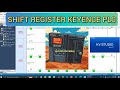 KV Studio : Shift Register Keyence PLC With Simulation