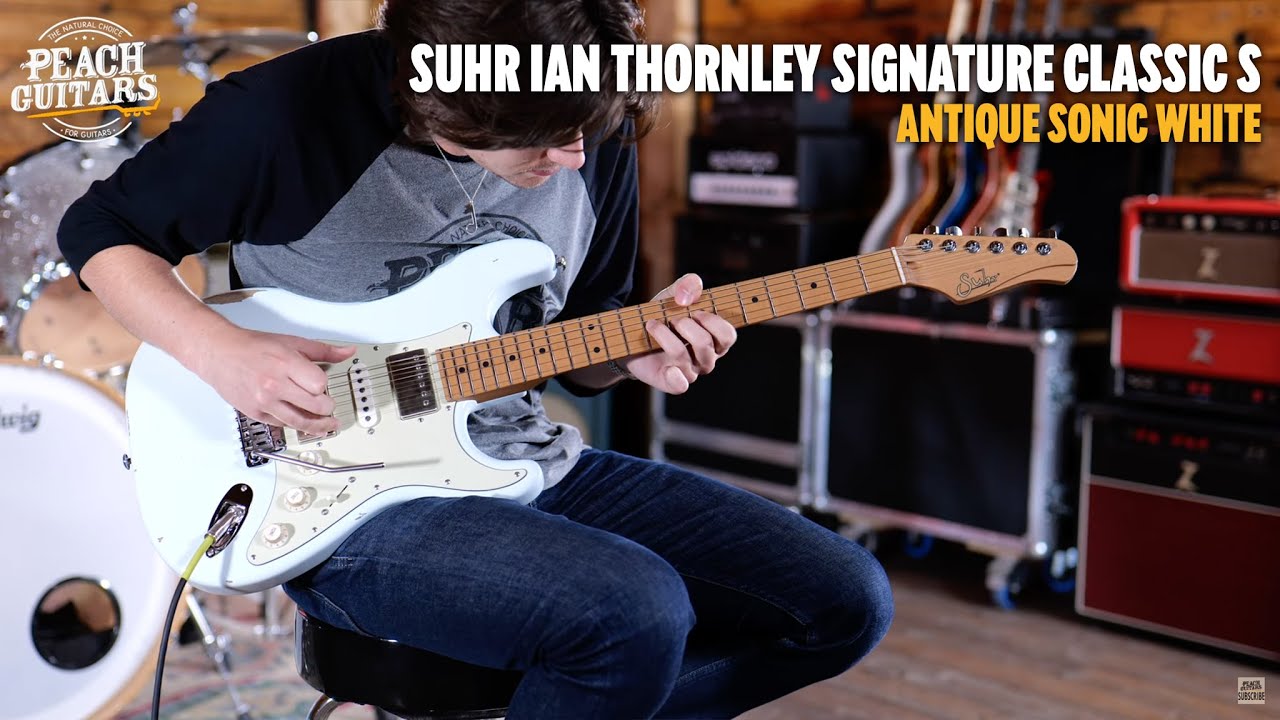 No Talking...Just Tones | Suhr Ian Thornley Signature Classic S Antique Sonic White